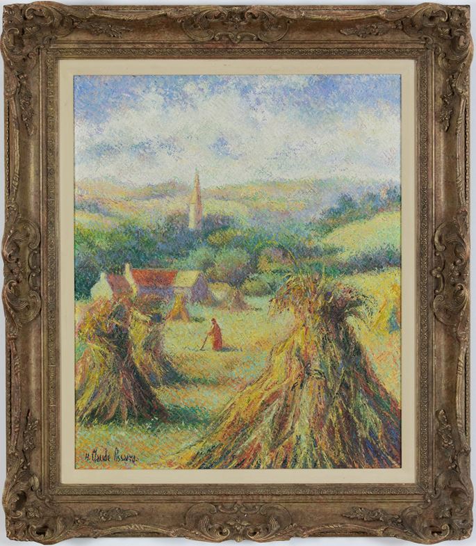 H. Claude Pissarro - Moisson à Saint-Omer | MasterArt